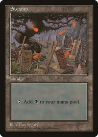 Swamp - Blue Pack (Spears) - APAC Lands (APAC) #10 - Promo Magic: The Gathering Trading Card