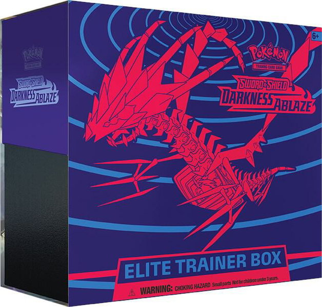 Darkness Ablaze Elite Trainer Box trading card from SWSH03: Darkness Ablaze Darkness Ablaze Elite Trainer Box - SWSH03: Darkness Ablaze Pokémon trading card