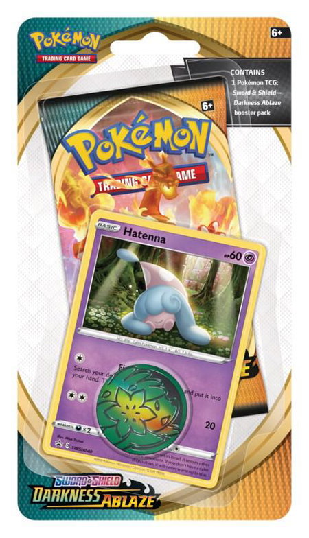 Darkness Ablaze Single Pack Blister [Hatenna] - SWSH03: Darkness Ablaze Pokémon trading card