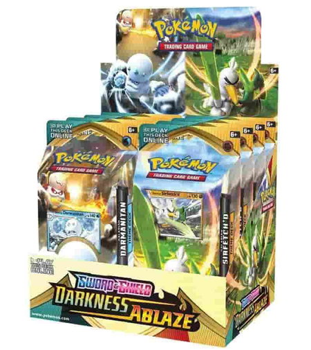 Darkness Ablaze Theme Deck Display - SWSH03: Darkness Ablaze Pokémon trading card