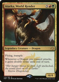 Atarka, World Render - Promo Pack: Core Set 2021 (PPM21) #149p - Rare Magic: The Gathering Trading Card