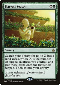 Harvest Season - Promo Pack: Core Set 2021 (PPM21) #170p - Rare Magic: The Gathering Trading Card
