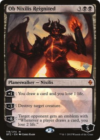Ob Nixilis Reignited - Promo Pack: Core Set 2021 (PPM21) #119p - Mythic Rare Magic: The Gathering Trading Card