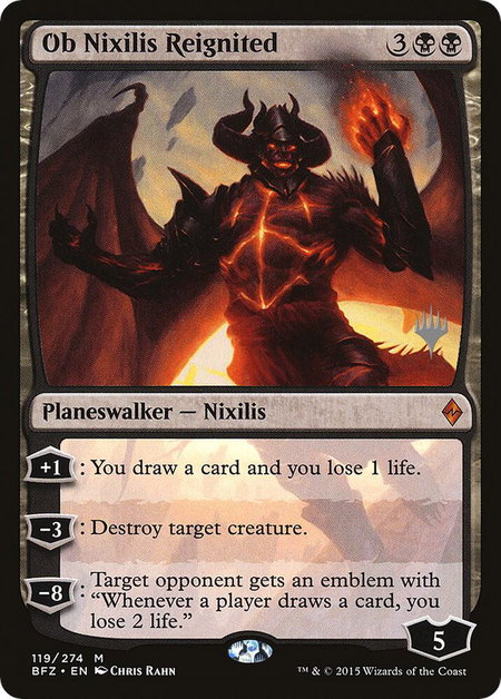 Ob Nixilis Reignited - Promo Pack: Core Set 2021 Magic: The Gathering trading card