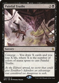 Painful Truths - Promo Pack: Core Set 2021 (PPM21) #120p - Rare Magic: The Gathering Trading Card