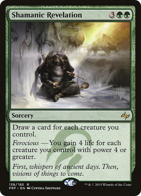 Shamanic Revelation - Promo Pack: Core Set 2021 Magic: The Gathering trading card