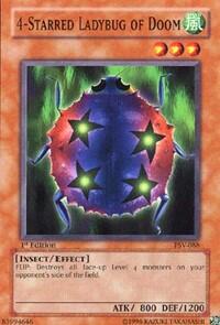 4-Starred Ladybug of Doom - Pharaoh's Servant (PSV) #PSV-088 - Common / Short Print YuGiOh Trading Card