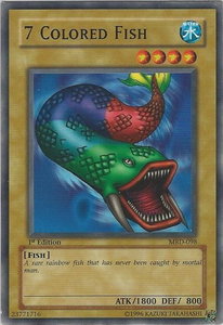 7 Colored Fish - Metal Raiders (MRD) #MRD-098 - Common / Short Print YuGiOh Trading Card