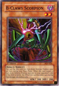 8-Claws Scorpion - Pharaonic Guardian (PGD) #PGD-024 - Common / Short Print YuGiOh Trading Card