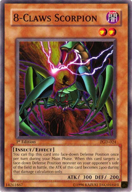 8-Claws Scorpion - Pharaonic Guardian YuGiOh trading card