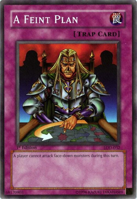 A Feint Plan trading card from Legacy of Darkness A Feint Plan - Legacy of Darkness YuGiOh trading card