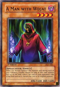 A Man with Wdjat - Pharaonic Guardian (PGD) #PGD-068 - Common / Short Print YuGiOh Trading Card