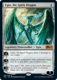 Ugin, the Spirit Dragon - Promo Pack: Core Set 2021 (PPM21) #1p - Promo Magic: The Gathering Trading Card