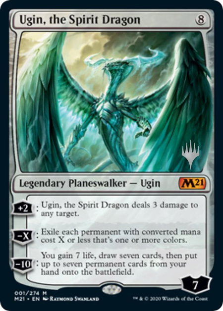 Ugin, the Spirit Dragon - Promo Pack: Core Set 2021 Magic: The Gathering trading card