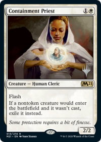 Containment Priest - Promo Pack: Core Set 2021 (PPM21) #13p - Promo Magic: The Gathering Trading Card