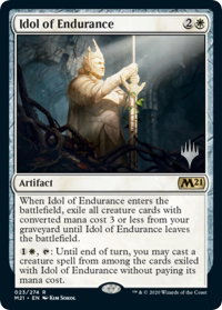 Idol of Endurance - Promo Pack: Core Set 2021 (PPM21) #23p - Promo Magic: The Gathering Trading Card