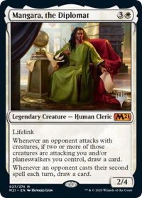 Mangara, the Diplomat - Promo Pack: Core Set 2021 (PPM21) #27p - Promo Magic: The Gathering Trading Card