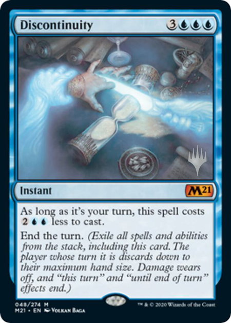 Discontinuity trading card from Promo Pack: Core Set 2021 Discontinuity - Promo Pack: Core Set 2021 Magic: The Gathering trading card