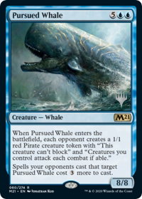 Pursued Whale - Promo Pack: Core Set 2021 (PPM21) #60p - Promo Magic: The Gathering Trading Card