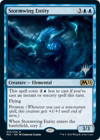Stormwing Entity - Promo Pack: Core Set 2021 (PPM21) #73p - Promo Magic: The Gathering Trading Card