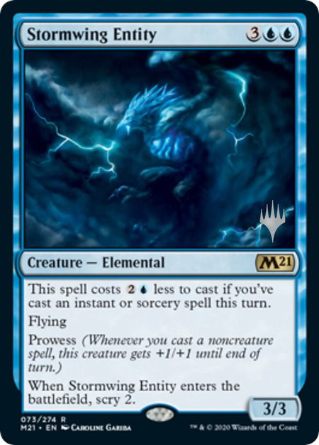 Stormwing Entity - Promo Pack: Core Set 2021 Magic: The Gathering trading card