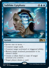 Sublime Epiphany - Promo Pack: Core Set 2021 (PPM21) #74p - Promo Magic: The Gathering Trading Card