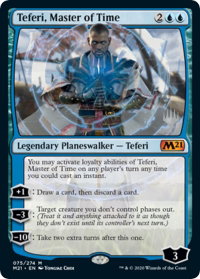 Teferi, Master of Time - Promo Pack: Core Set 2021 (PPM21) #75p - Promo Magic: The Gathering Trading Card