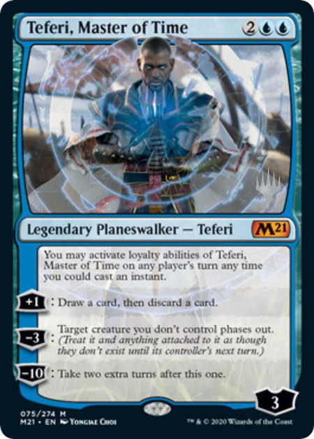 Teferi, Master of Time - Promo Pack: Core Set 2021 Magic: The Gathering trading card