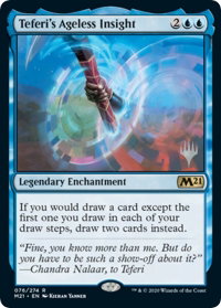 Teferi's Ageless Insight - Promo Pack: Core Set 2021 (PPM21) #76p - Promo Magic: The Gathering Trading Card