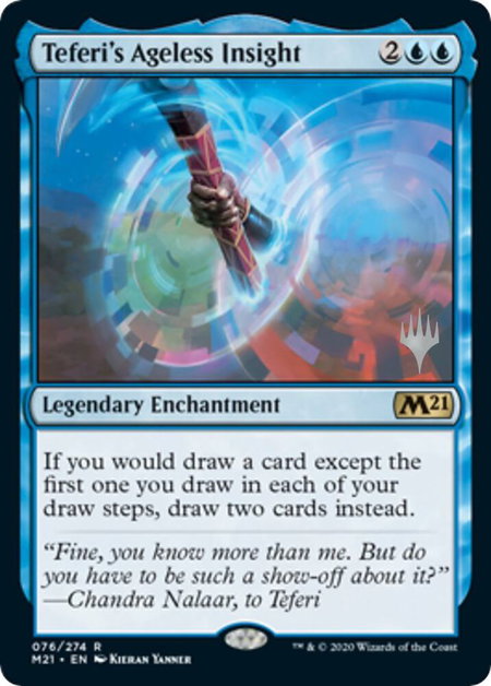 Teferi's Ageless Insight - Promo Pack: Core Set 2021 Magic: The Gathering trading card