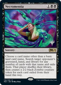 Necromentia - Promo Pack: Core Set 2021 (PPM21) #116p - Promo Magic: The Gathering Trading Card