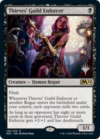Thieves' Guild Enforcer - Promo Pack: Core Set 2021 (PPM21) #125p - Promo Magic: The Gathering Trading Card