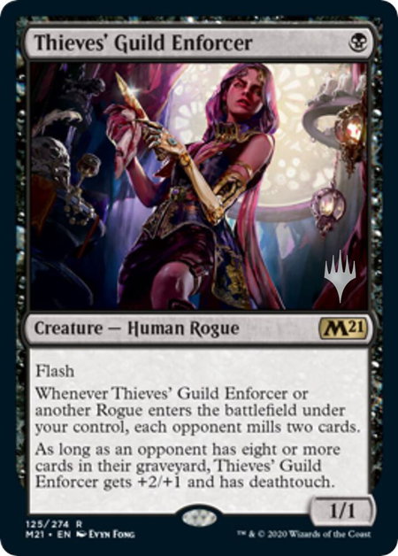 Thieves' Guild Enforcer - Promo Pack: Core Set 2021 Magic: The Gathering trading card