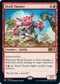Brash Taunter - Promo Pack: Core Set 2021 (PPM21) #133p - Promo Magic: The Gathering Trading Card
