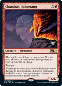 Chandra's Incinerator - Promo Pack: Core Set 2021 (PPM21) #136p - Promo Magic: The Gathering Trading Card
