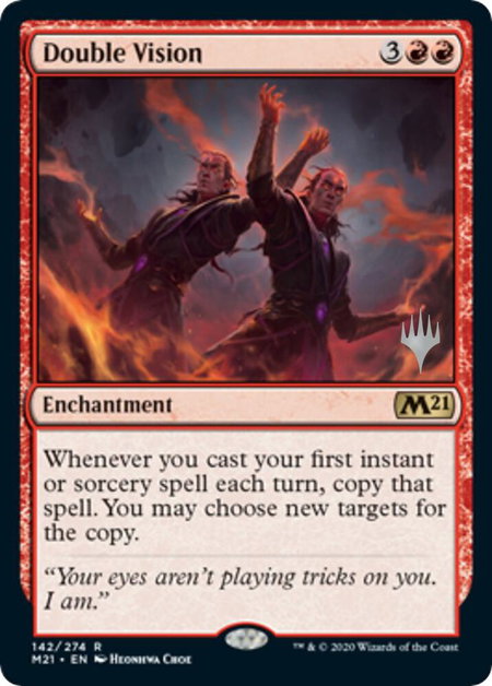 Double Vision - Promo Pack: Core Set 2021 Magic: The Gathering trading card