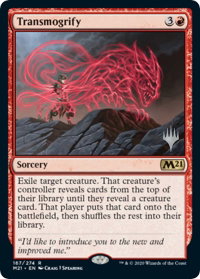 Transmogrify - Promo Pack: Core Set 2021 (PPM21) #167p - Promo Magic: The Gathering Trading Card