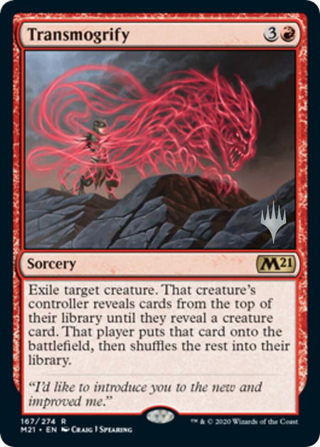 Transmogrify - Promo Pack: Core Set 2021 Magic: The Gathering trading card
