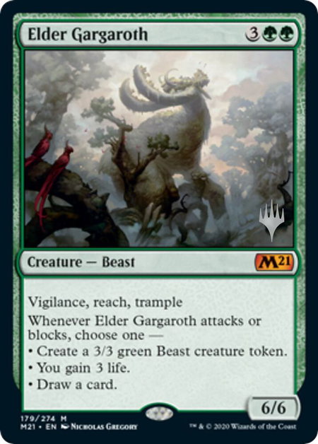 Elder Gargaroth - Promo Pack: Core Set 2021 Magic: The Gathering trading card