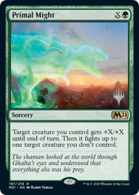 Primal Might - Promo Pack: Core Set 2021 (PPM21) #197p - Promo Magic: The Gathering Trading Card