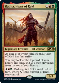 Radha, Heart of Keld - Promo Pack: Core Set 2021 (PPM21) #224p - Promo Magic: The Gathering Trading Card
