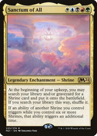Sanctum of All - Promo Pack: Core Set 2021 (PPM21) #225p - Promo Magic: The Gathering Trading Card