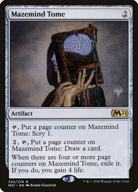 Mazemind Tome - Promo Pack: Core Set 2021 Magic: The Gathering trading card