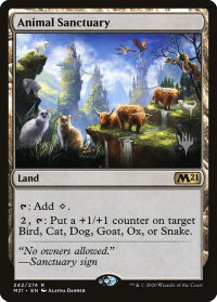 Animal Sanctuary - Promo Pack: Core Set 2021 (PPM21) #242p - Promo Magic: The Gathering Trading Card