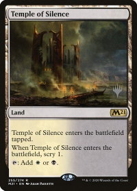 Temple of Silence - Promo Pack: Core Set 2021 (PPM21) #255p - Promo Magic: The Gathering Trading Card