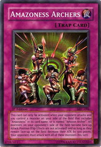 Amazoness Archers - Magician's Force (MFC) #MFC-096 - Super Rare YuGiOh Trading Card
