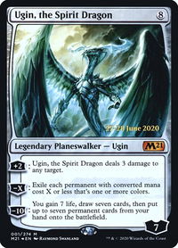 Ugin, the Spirit Dragon - Prerelease Cards (PRE) #1s - Mythic Magic: The Gathering Trading Card