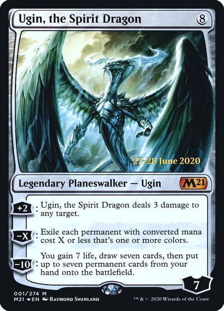 Ugin, the Spirit Dragon - Prerelease Cards Magic: The Gathering trading card