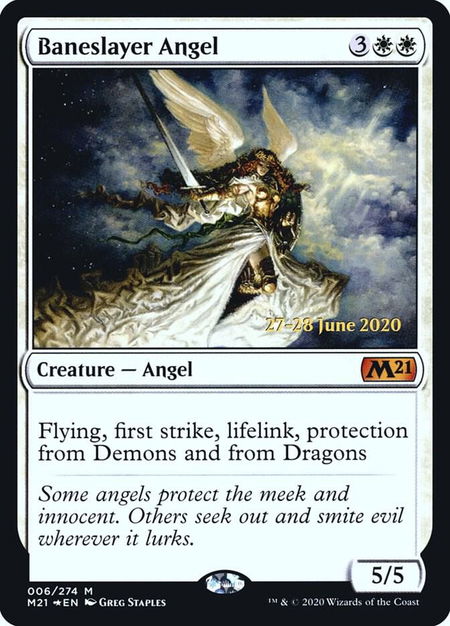 Baneslayer Angel - Prerelease Cards Magic: The Gathering trading card