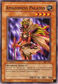 Amazoness Paladin - Magician's Force (MFC) #MFC-059 - Common / Short Print YuGiOh Trading Card